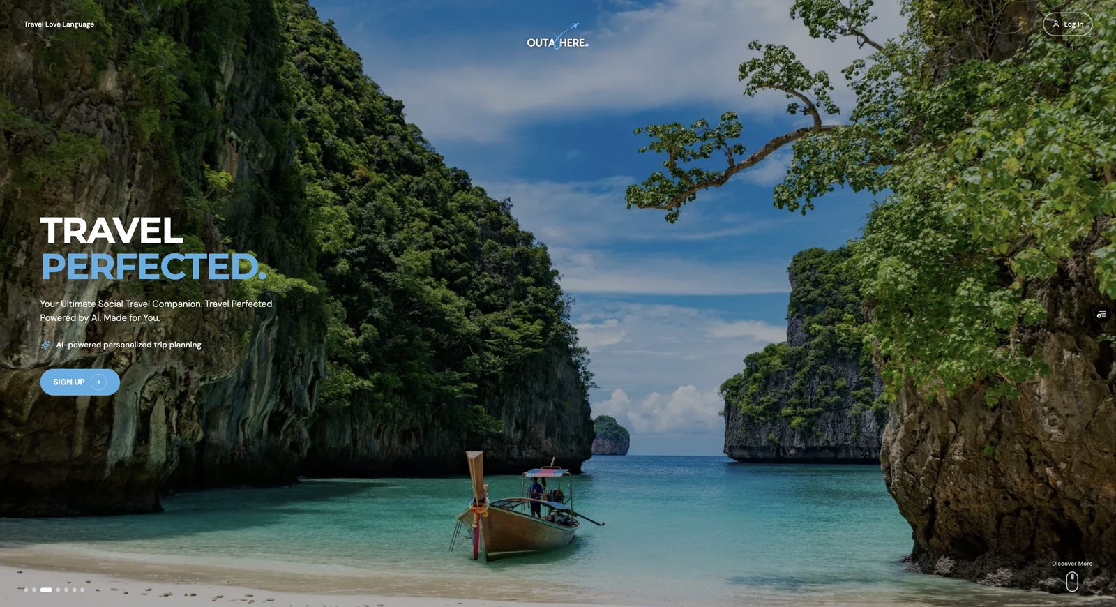 Screenshot of OutaHere.ai